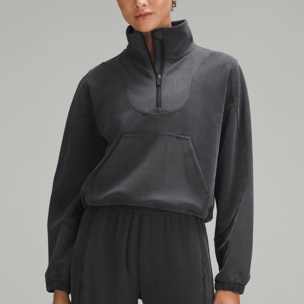 Lululemon Brushed Softstreme Ribbed Half Zip